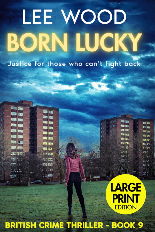 Book 9 - Born Lucky - Large Print